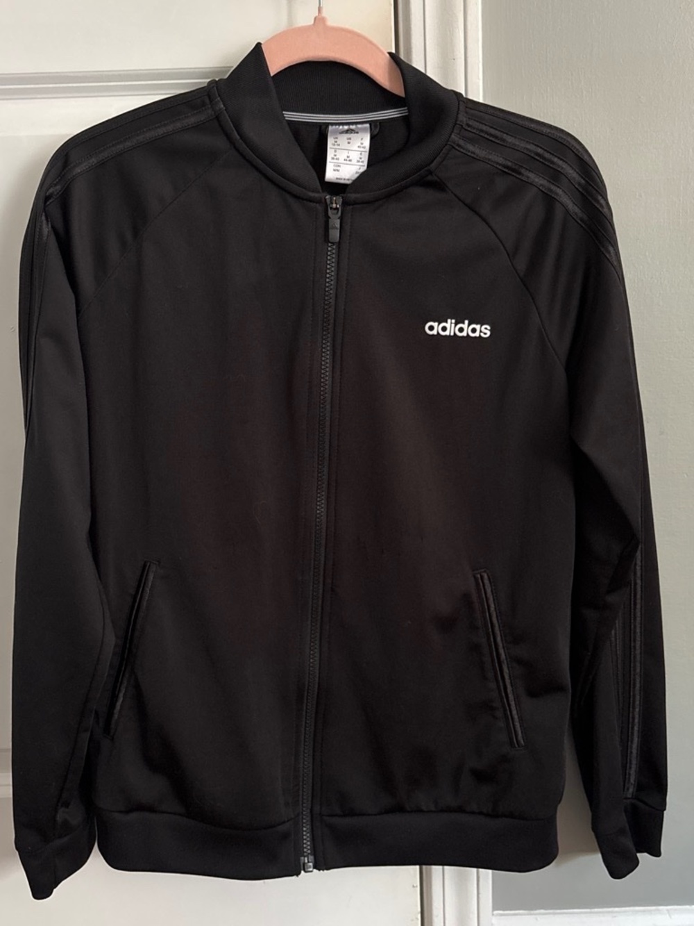 all black adidas jacket